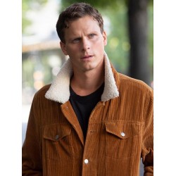 Young Wallander Adam Pålsson Brown Jacket
